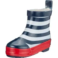 Playshoes Botas de lluvia marino / rojo sangre / blanco