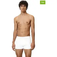 Marc O'Polo Calzoncillo boxer ' Iconic Rib ' blanco