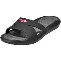 Arena Zapatos para playa y agua 'Nina' magenta / negro