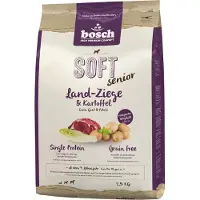 Bosch Tiernahrung BOSCH Soft Senior: Comida seca para perros mayores, sabor a cabra y patatas. Envase de 2,5 kg