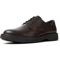 Camper Zapatos con cordón 'Norman' marrón oscuro / negro