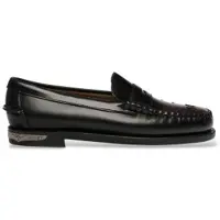 Sebago para mujer. 76114YW Mocasines Dan Scarabeo negro (37), Piel, Plano, Ninguno, Clásico, outlet 2026.