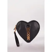 Moschino Heart Bag In Calfskin Belt Black Talla: OS | Bolsos Clutch Outlet | Mujer | Negro