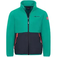 TROLLKIDS - Kid's Storfjord Jacket - Forro polar size 164, turquesa