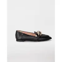 Moschino Shoes Black Talla: 35.5 | Mocasines Outlet | Mujer | Negro