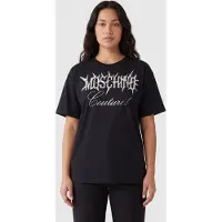 Moschino Punk Couture Organic Jersey T-shirt Black Talla: M | Camisetas de Seda Outlet | Mujer | Negro