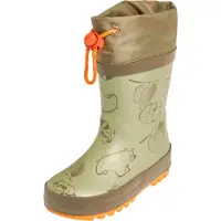 Playshoes Botas de lluvia caqui / oliva / naranja claro