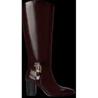 Ralph Lauren para mujer. 802P12879003 Botas de piel Raelynn negro (41), 5 a 8cm, Ninguno, Casual, Granate, outlet