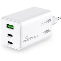 MediaRange Cargador De Pared Usb-a Y Usb-c 100w