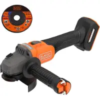 Black & Decker BCG6L8N-XJ, 7600 revoluciones por minuto, 11,5 cm, Batería, Motor sin escobillas