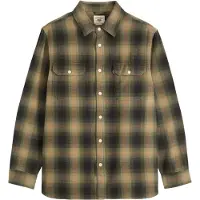 Levi's para hombre. 19573-0304 Camisa Jackson Worker verde (M), Casual, Algodón, Manga larga, outlet 2026.