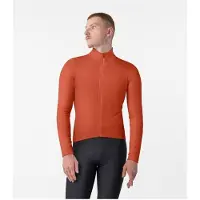Castelli - Competizione Thermal L/S Jersey - Maillot de ciclismo size M, blanco