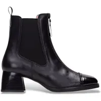 Hispanitas para mujer. HI243733 Botines de Piel Milan negro (39), 3 a 5cm, Cremallera, Casual, outlet 2026.