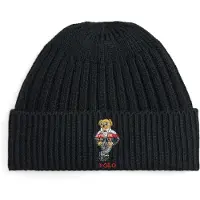 Ralph Lauren Gorra crema / gris / rojo / negro