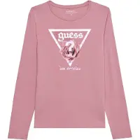 GUESS Camiseta altrosa / rosa oscuro / blanco