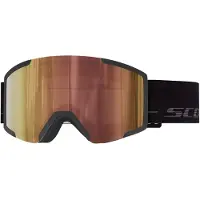 SCOTT - Máscaras de esquí - Shield Ls Black/Fog Grey Amp Ls Cinnamon Chrome S1-3 - Negro