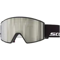 SCOTT - Máscaras de esquí - React Black Amp White Chrome S2 - Negro
