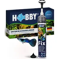 Hobby Cartucho de adhesivo submarino Fix, 200 ml, color negro