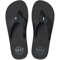 Reef Chanclas SMOOTHY hombre - Negro - 45