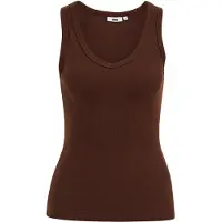We fashion Top marrón castaño