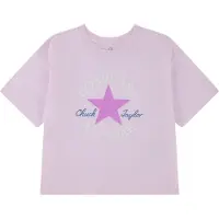 Converse Camiseta azul / rosa / rosa / blanco