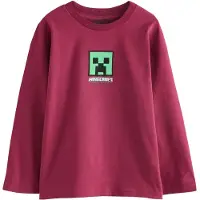 Next Camiseta 'Minecraft' verde / baya / negro / blanco