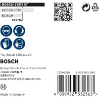 Bosch Powertools Juego de brocas SDS plus-7X para martillos perforadores, 6,5 x 100 x 165 mm, de 10 piezas.