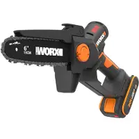 WORX WG327E, Sierra de calar, Madera, , Naranja, , Naranja, 1 unidad, 15 cm