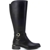 Carmela para mujer. 16202001-NEGRO Botas de Piel 162020 negro (36), 3 a 5cm, Cremallera, Casual, outlet 2026.