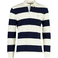 Tommy Hilfiger Sudadera 'ESSENTIAL' ecru / navy