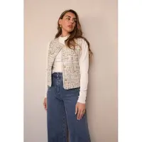 Freebird Geertje Gilet Multi Colour Talla: L | Chaquetas Outlet | Mujer