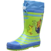Playshoes Botas de lluvia 'Freunde für Immer' turquesa / lima / kiwi / naranja oscuro / negro