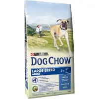 Purina Dog Chow Puppy, para cachorros de razas grandes, sabor a pavo, 14 kg