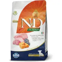 Farmina N&D Pumpkin DOG, alimento para cachorros de raza pequeña, sabor cordero y arándano, 800g