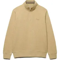Superdry para hombre. M2014700A Sudadera con media cremallera Essential Serif Logo Half beige (3XL), Casual, Algodón, outlet 2026.