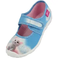 Beck Zapatillas de casa 'Lili' azul oscuro / altrosa / rosa oscuro / blanco
