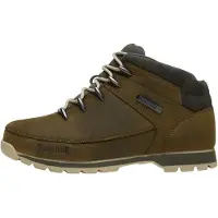 Timberland para hombre. TB0A2K84AKA1 Botas de piel Euro Sprint marrón verdoso (43.5), Plano, Cordones, Casual, Verde, Outdoor, ou