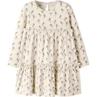 Lil´ Atelier Vestido gris / blanco