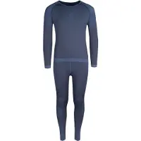 TROLLKIDS - Kid's Hemsedal Baselayer Set - Ropa interior fibra sintética size 116, azul
