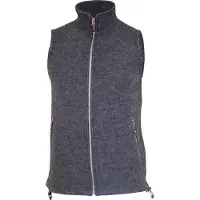 Ivanhoe - Dante Vest - Chaleco de lana size XXL, gris/negro