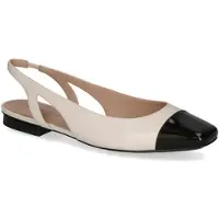 Peter kaiser Zapatos destalonado negro / blanco lana