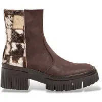 Art para mujer. 11374S27R003_012 Botines de piel 1374S Patchwork marrón (39), 3 a 5cm, Cremallera, Casual, outlet 2026.