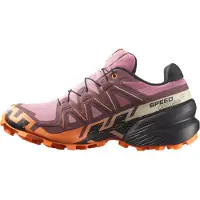 Salomon - Zapatillas de trail - Speedcross 6 GTX W Dusky Orchid/Huckleberry para Mujer - Talla 39 1/3 - Rosa