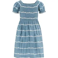 Happy girls Vestido azul / blanco