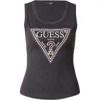 GUESS Top 'SAVINA' rosa claro / negro