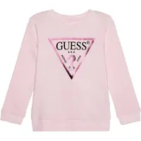 GUESS Sudadera rosa / rosa / negro