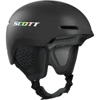 SCOTT - Cascos esquís hombre - Track Granite Black/Holo Silver - Talla M - Negro