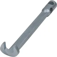 Ks Tools 517.9154, 18 mm, gris, acero, acabado mate, 37 mm, 200 mm