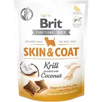 Brit Care Snack Skincoat Con Krill Snack Para Perros Adultos 10x150g