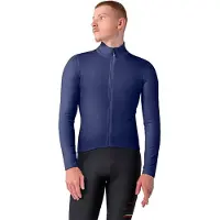 Castelli - Competizione Thermal L/S Jersey - Maillot de ciclismo size XXL, blanco